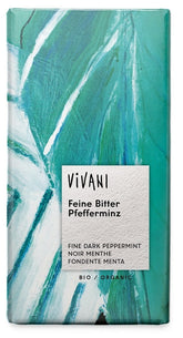 Bio borsmentás csokoládé 100 g - VIVANI